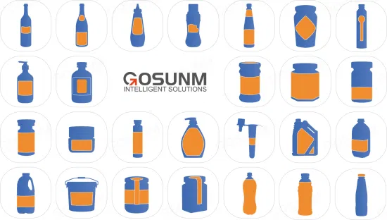 Gosunm ラベルアプリケーター半自動ワインボトル缶ジャーカップシリンジリップクリームアンプルバケットチューブバイアルペールオーバルラップアラウンドボトルラベリングマシン